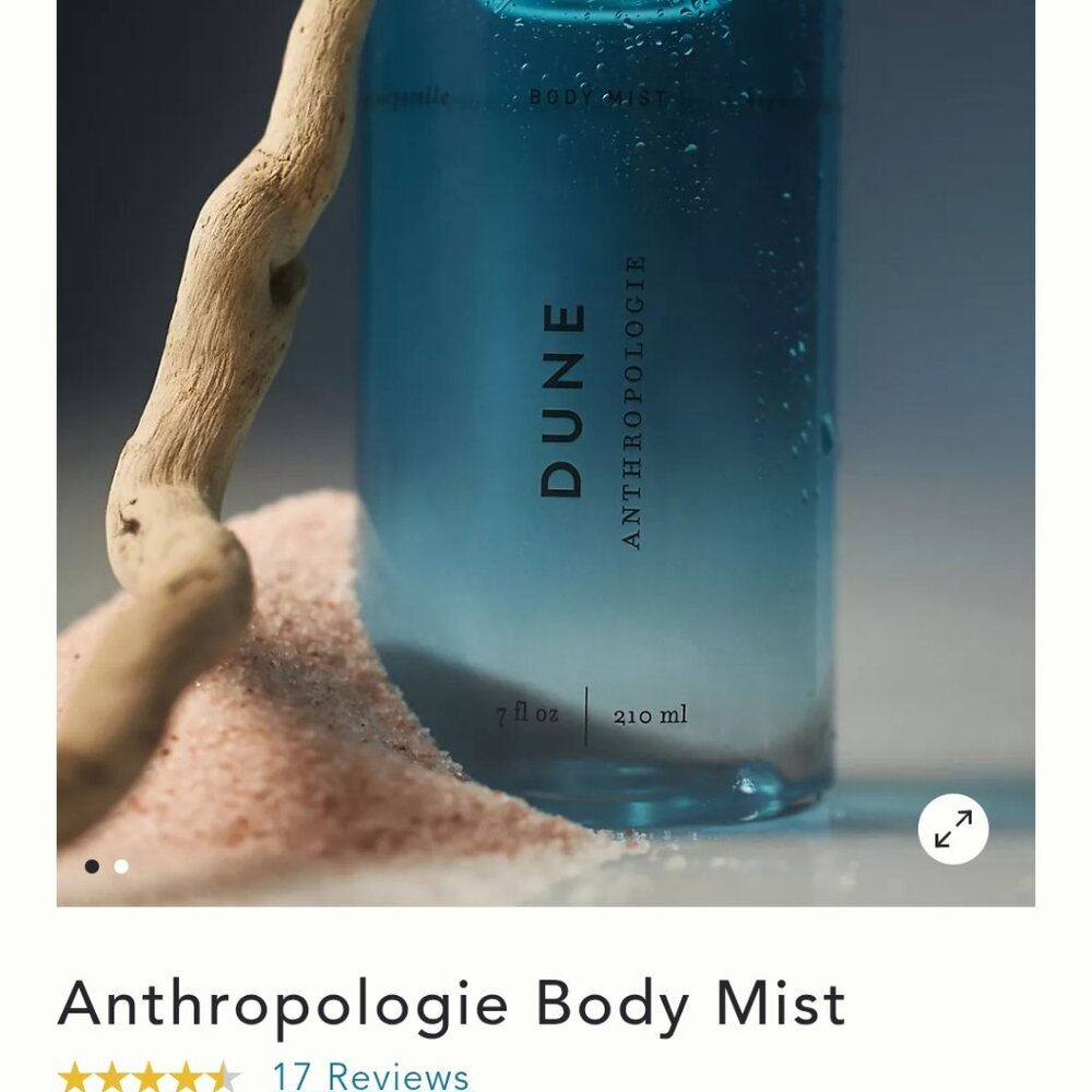 Anthropologie body mist. Dune or Bliss